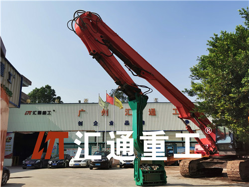 挖掘機(jī)打樁臂、打樁臂、打樁錘、挖掘機(jī)打樁臂廠家