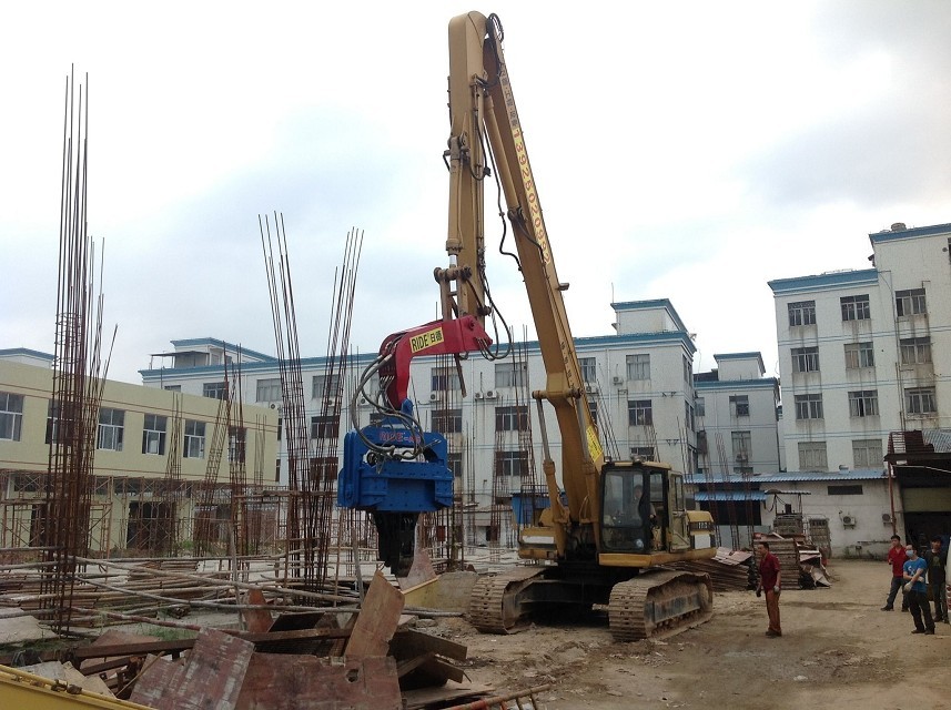 挖掘就打樁臂改裝為城市的建設添磚加瓦